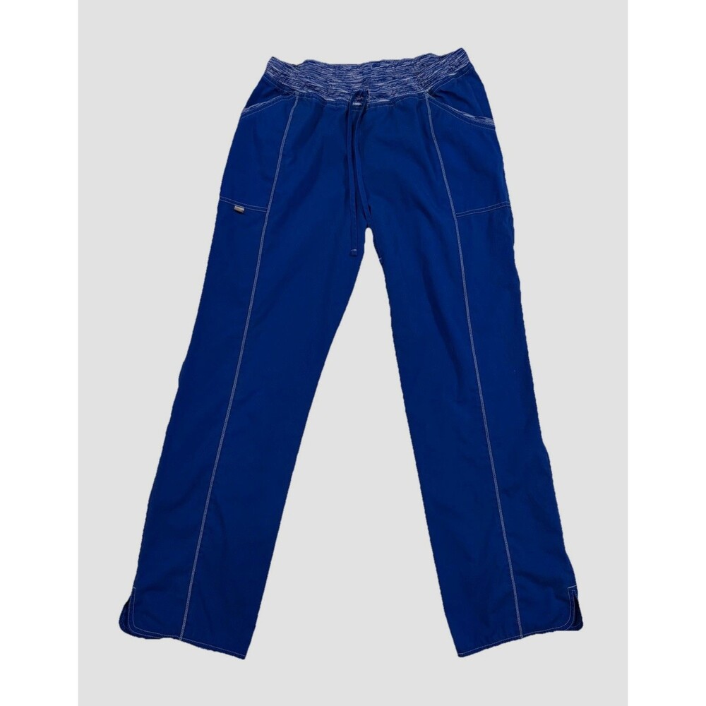 Scrubstar Womens Medium Royal Blue Scrub Pants Drawstring Pockets Pull On